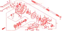LAATSTE VERSNELLING/ ACHTER AS SPIL voor Honda FOURTRAX 400 RANCHER AT 2006