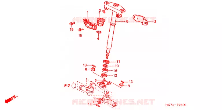 STURING AS Honda ATV 400 FOURTRAX 2007  TRX400FGA7