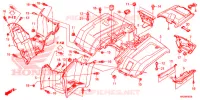 ACHTER STROOMLIJNKAP voor Honda FOURTRAX 420 RANCHER 4X4 AT DCT 2016