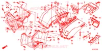 ACHTER STROOMLIJNKAP voor Honda FOURTRAX 420 RANCHER 4X4 AT DCT IRS EPS 2016