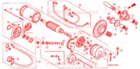 STARTMOTOR voor Honda CBX 125 1987