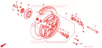 VOORWIEL (CBX125F) voor Honda CBX 125 1987