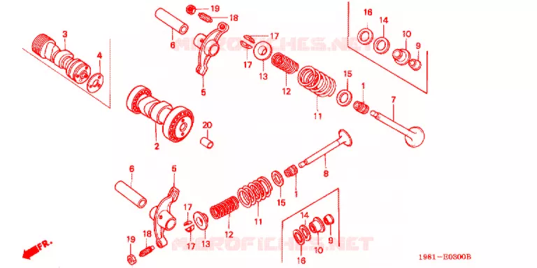 NOKKENAS/KLEP Honda MOTO 90 CD 1982  CD90A
