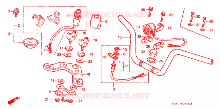 HENDEL PIJP/BOVENSTE BRUG (2) Honda MOTO 90 CD 1988  CD90H