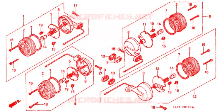 KNIPPERLICHT(2) Honda MOTO 90 CD 1987  CD90H