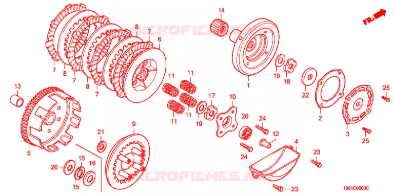 START KOPPELING  Honda MOTO 90 CD 1993  CD90P