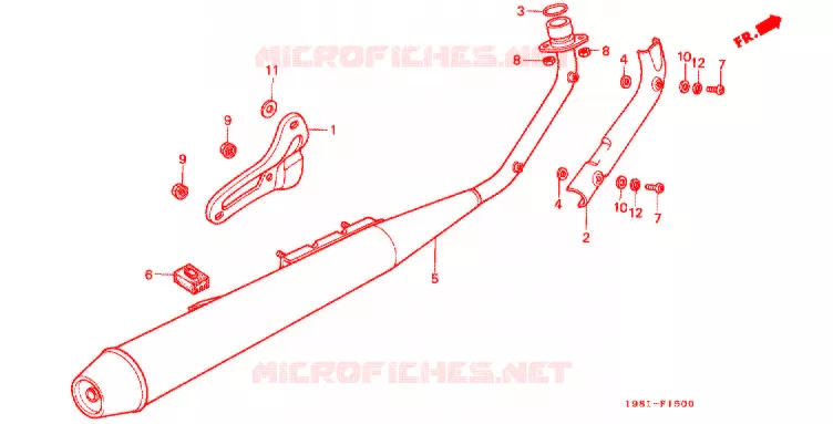 UITLAATDEMPER(2) Honda MOTO 90 CD 1993  CD90P