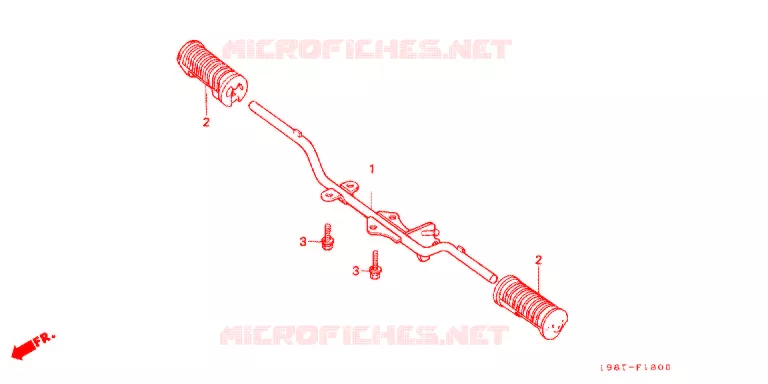 OPSTAP/PEDAAL Honda MOTO 90 CD 1997  CD90ST