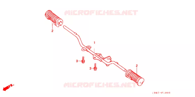 OPSTAP/PEDAAL Honda MOTO 90 CD 1999  CD90SW