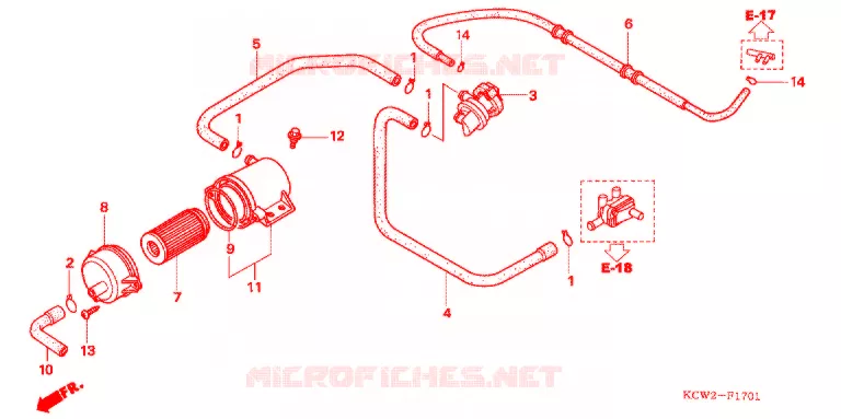 LUCHT INJECTIE BEDIENING KLEP (AI) Honda SCOOTER 125 SPACY 2007  CHA125L7