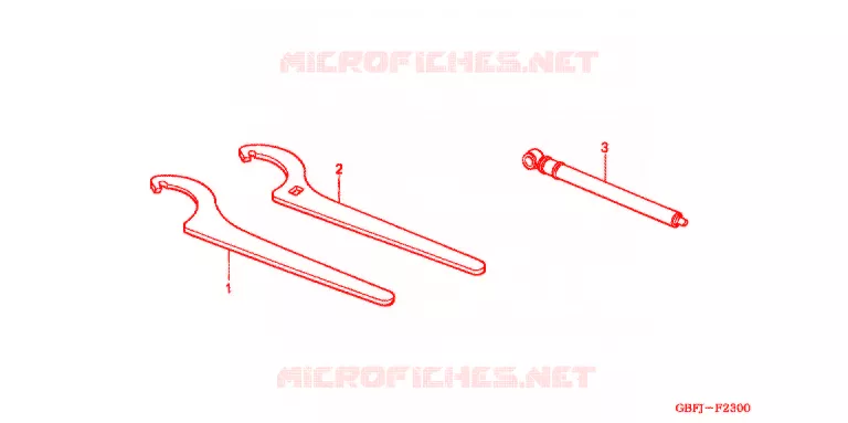 GEREEDSCHAP/ACCUVAK Honda MOTO 80 CR 2001  CR80RB1