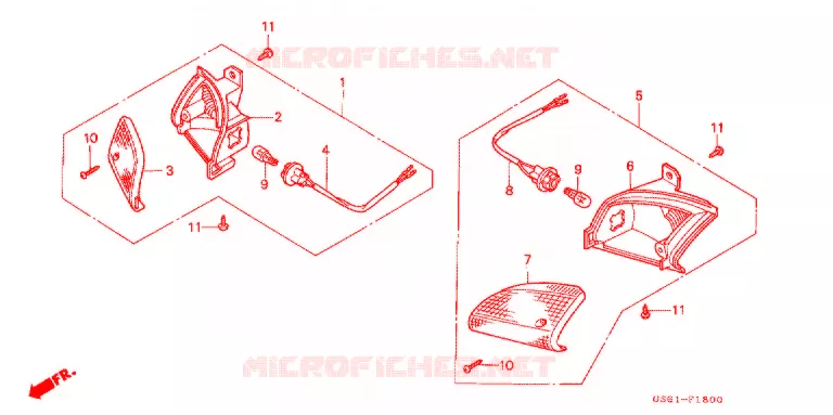 VOOR KNIPPERLICHT Honda SCOOTER 50 other-models 1987  SB50H
