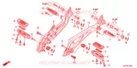 OPSTAP/PEDAAL voor Honda CB 1100 ABS 2017