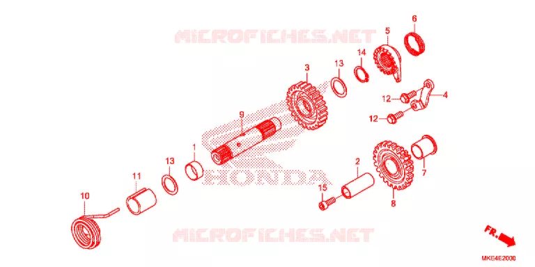 KICKSTARTER SPIL Honda MOTO 450 CRF 2017  CRF450RXH