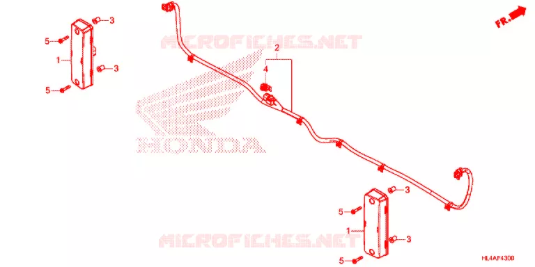 ACHTERLICHT(2) Honda ATV 1000 PIONEER 2017  SXS1000M3PH