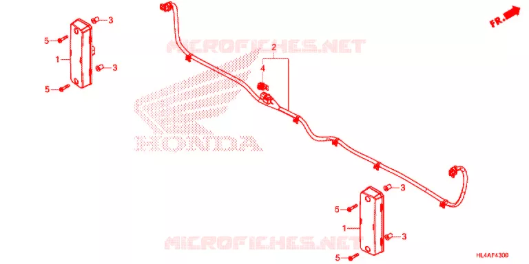 ACHTERLICHT(2) Honda ATV 1000 PIONEER 2017  SXS1000M3PH