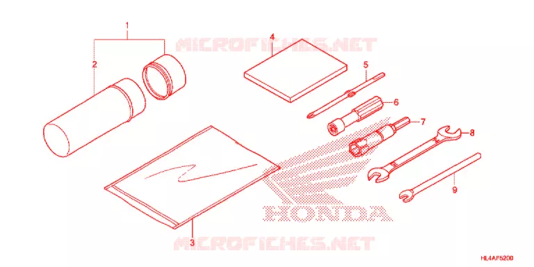 GEREEDSCHAP/ACCUVAK Honda ATV 1000 PIONEER 2017  SXS1000M3PH