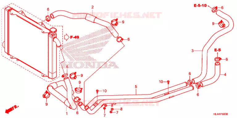 WATERSLANG Honda ATV 1000 PIONEER 2017  SXS1000M3PH