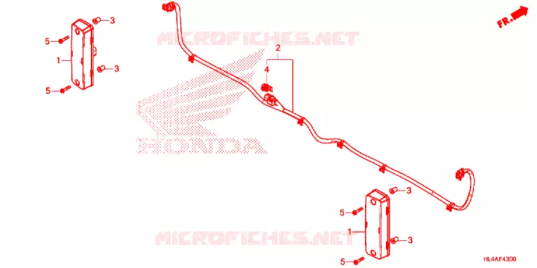 ACHTERLICHT(2) Honda ATV 1000 PIONEER 2017  SXS1000M3PH