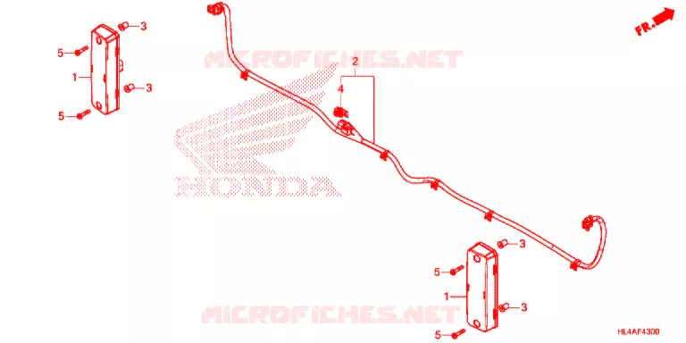 ACHTERLICHT(2) Honda ATV 1000 PIONEER 2017  SXS1000M5DH