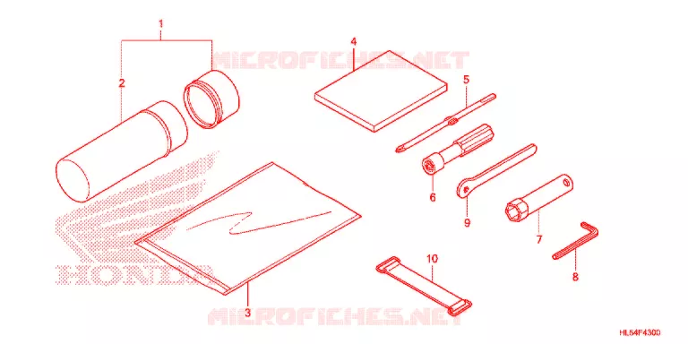 GEREEDSCHAP/ACCUVAK Honda ATV 500 PIONEER 2017  SXS500MH