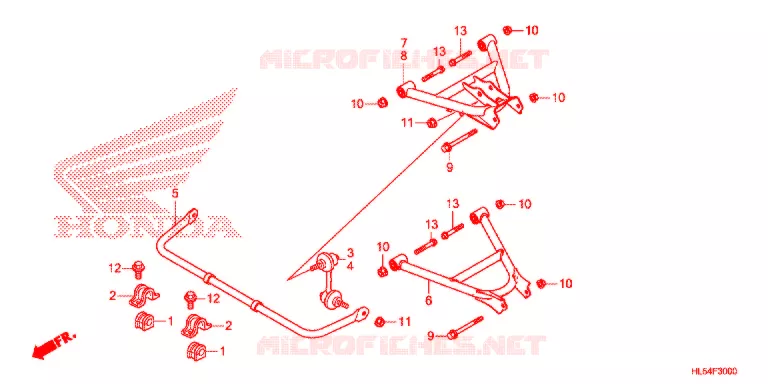 ACHTER ARM Honda ATV 500 PIONEER 2017  SXS500MH
