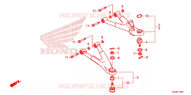 VOOR ARM Honda ATV 500 PIONEER 2017  SXS500MH
