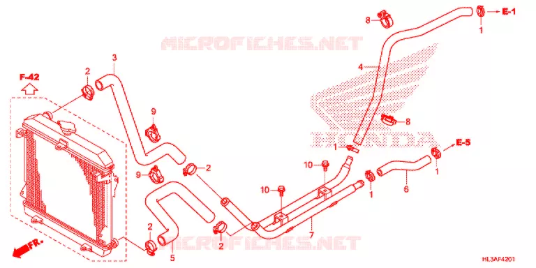 WATERSLANG Honda ATV 700 PIONEER 2017  SXS700M2DH