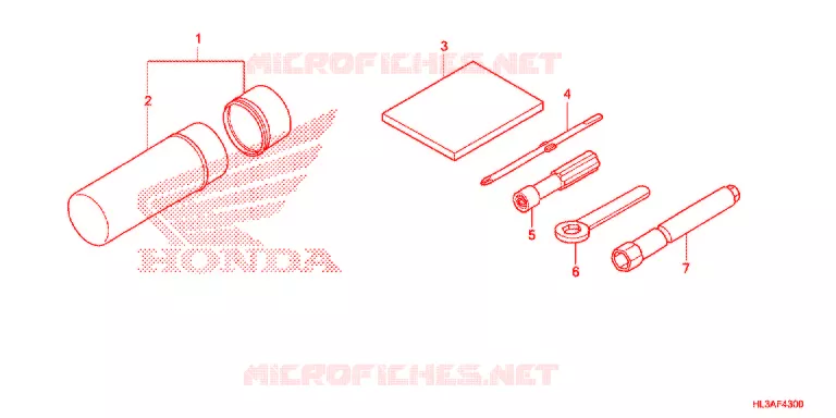 GEREEDSCHAP/ACCUVAK Honda ATV 700 PIONEER 2017  SXS700M2H