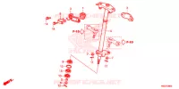 STURING AS voor Honda TRX 250 FOURTRAX RECON Electric Shift 2017