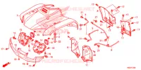VOORSPATBORD voor Honda TRX 250 FOURTRAX RECON Electric Shift 2017