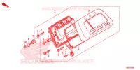 COMBINATIEMETER voor Honda TRX 250 FOURTRAX RECON Electric Shift 2017