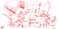 VOOR REM HOOFD CILINDER voor Honda TRX 250 FOURTRAX RECON Electric Shift 2017