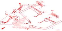 OPSTAP/PEDAAL voor Honda FOURTRAX 420 RANCHER 4X4 AT DCT IRS EPS BLACK 2017