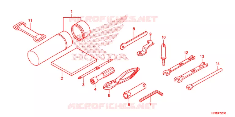 GEREEDSCHAP/ACCUVAK Honda ATV 420 FOURTRAX 2017  TRX420FM1H