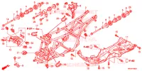 FRAME CHASSIS voor Honda FOURTRAX 500 FOREMAN ES PS 2017