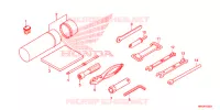 GEREEDSCHAP/ACCUVAK voor Honda FOURTRAX 500 FOREMAN ES PS 2017