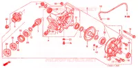 LAATSTE VERSNELLING/ ACHTER AS SPIL voor Honda FOURTRAX 650 RINCON 2004