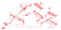 OPSTAP/PEDAAL voor Honda FOURTRAX 650 RINCON 2004
