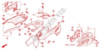 CHASSIS AFDEKKING/BAGAGEBOX/ BAGAGEDRAGER voor Honda FOURTRAX 680 RINCON 2006