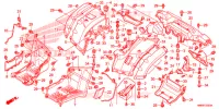 ACHTER STROOMLIJNKAP voor Honda FOURTRAX 680 RINCON 2016