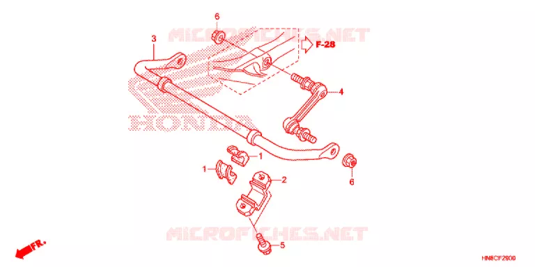 STABILISATOR Honda ATV 680 FOURTRAX 2017  TRX680FAH