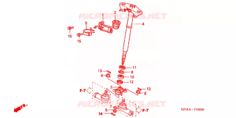 STURING AS Honda ATV 680 FOURTRAX 2006  TRX680FGA6