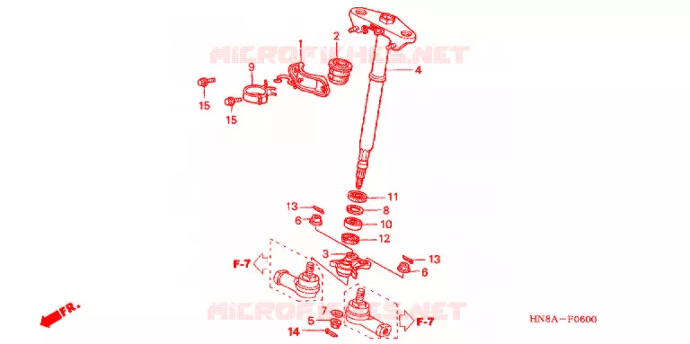 STURING AS Honda ATV 680 FOURTRAX 2009  TRX680FGA9