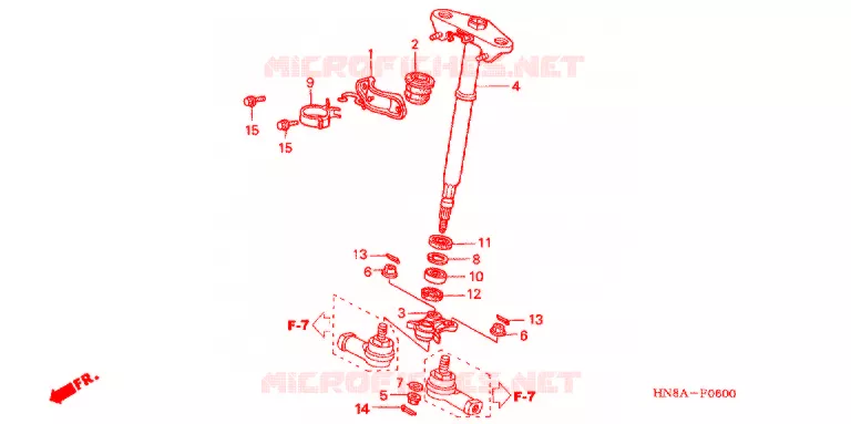 STURING AS Honda ATV 680 FOURTRAX 2009  TRX680FGA9
