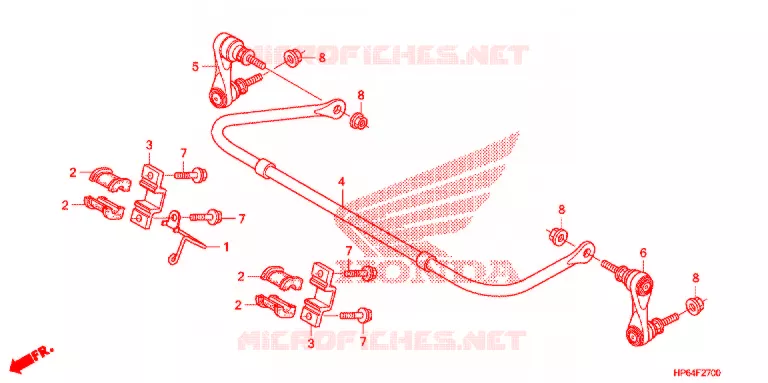 STABILISATOR Honda ATV 700 FOURTRAX 2009  TRX700XX9