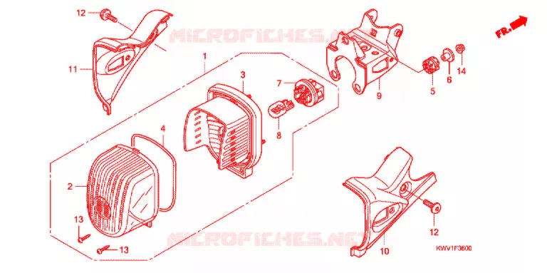 ACHTERLICHT(2) Honda MOTO 110 CUB 2016  C110B