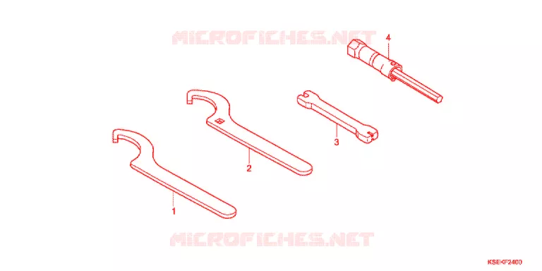 GEREEDSCHAP/ACCUVAK Honda MOTO 150 CRF 2017  CRF150RBE