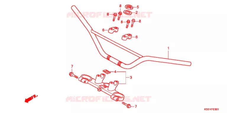 HENDEL PIJP/BOVENSTE BRUG (2) Honda MOTO 150 CRF 2014  CRF150RBE