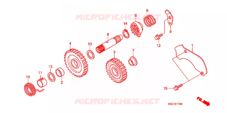 KICKSTARTER SPIL Honda MOTO 150 CRF 2012  CRF150RC